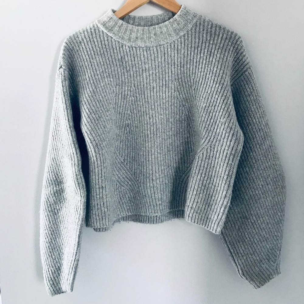 H&M oversized Gray Sweater